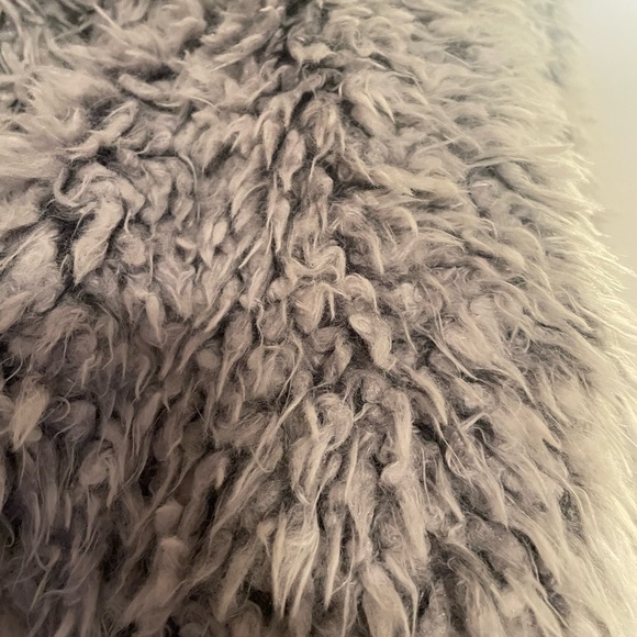 Xhilaration Light Gray Faux Shearling Teddy Jacket - Picture 11 of 11